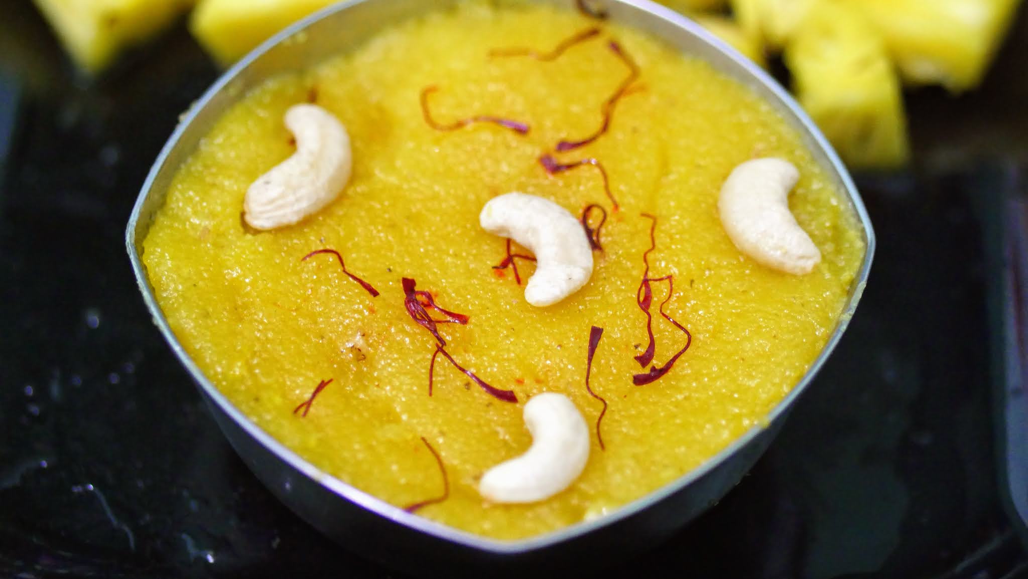 Pineapple Kesari How to make pineapple kesari recipe