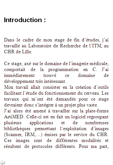 Rapport De Stage Medical Consulting