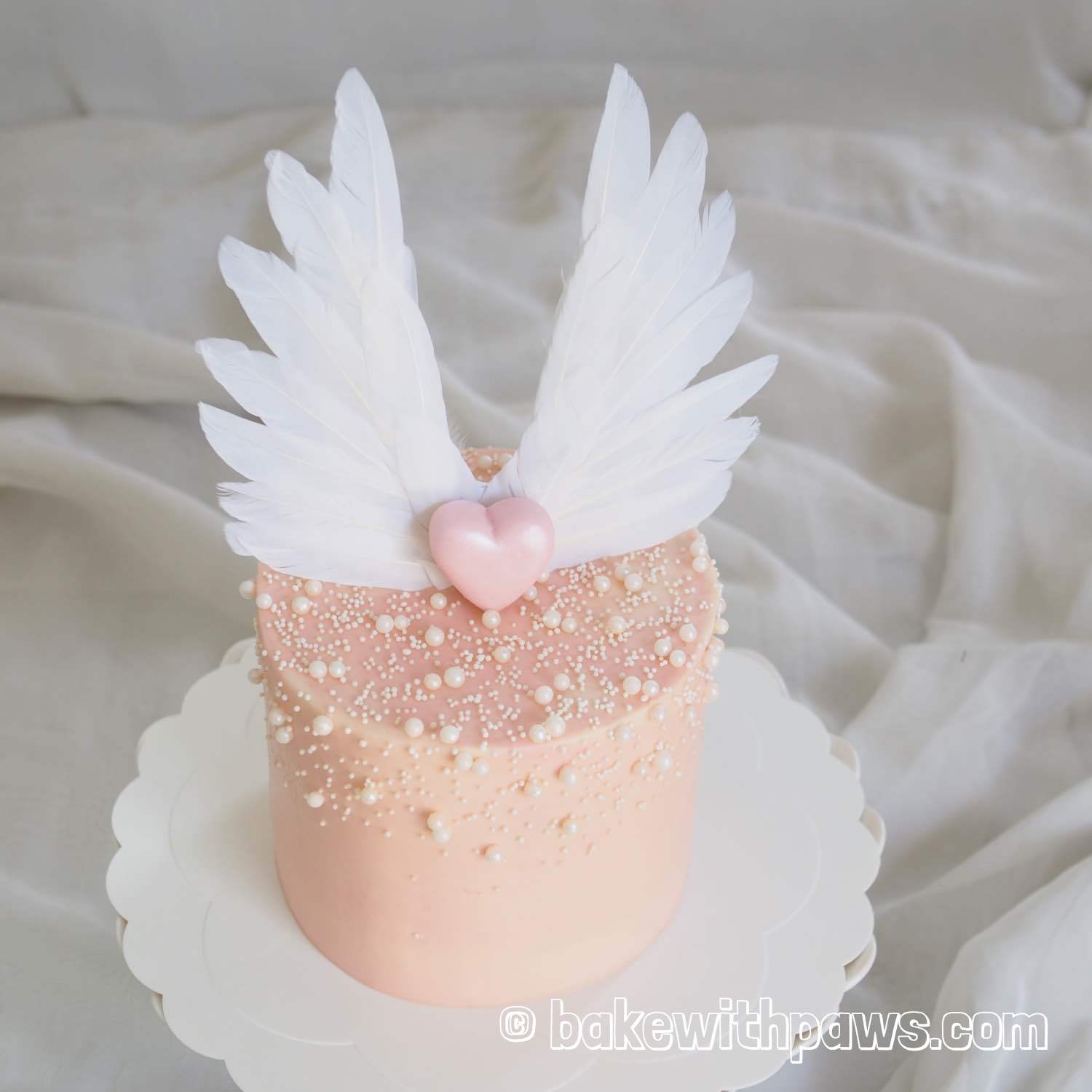 Angel Wings Cake BAKE WITH PAWS