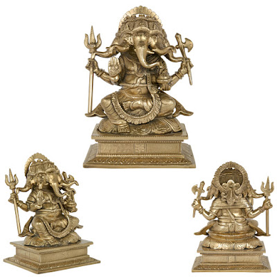 Panchmukhi Lord Ganesha-Bronze Sculpture