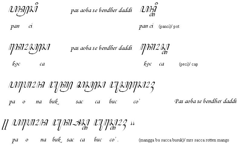 Carakan Madura Mei 2014