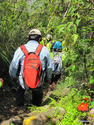 Descendiendo por el sendero del Indio