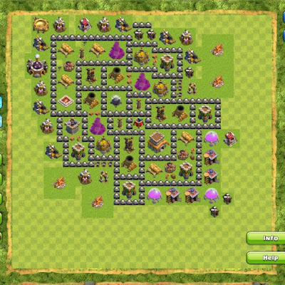 Base Clash of Clans Town Hall 8 Base Clash of Clans Town Hall 8