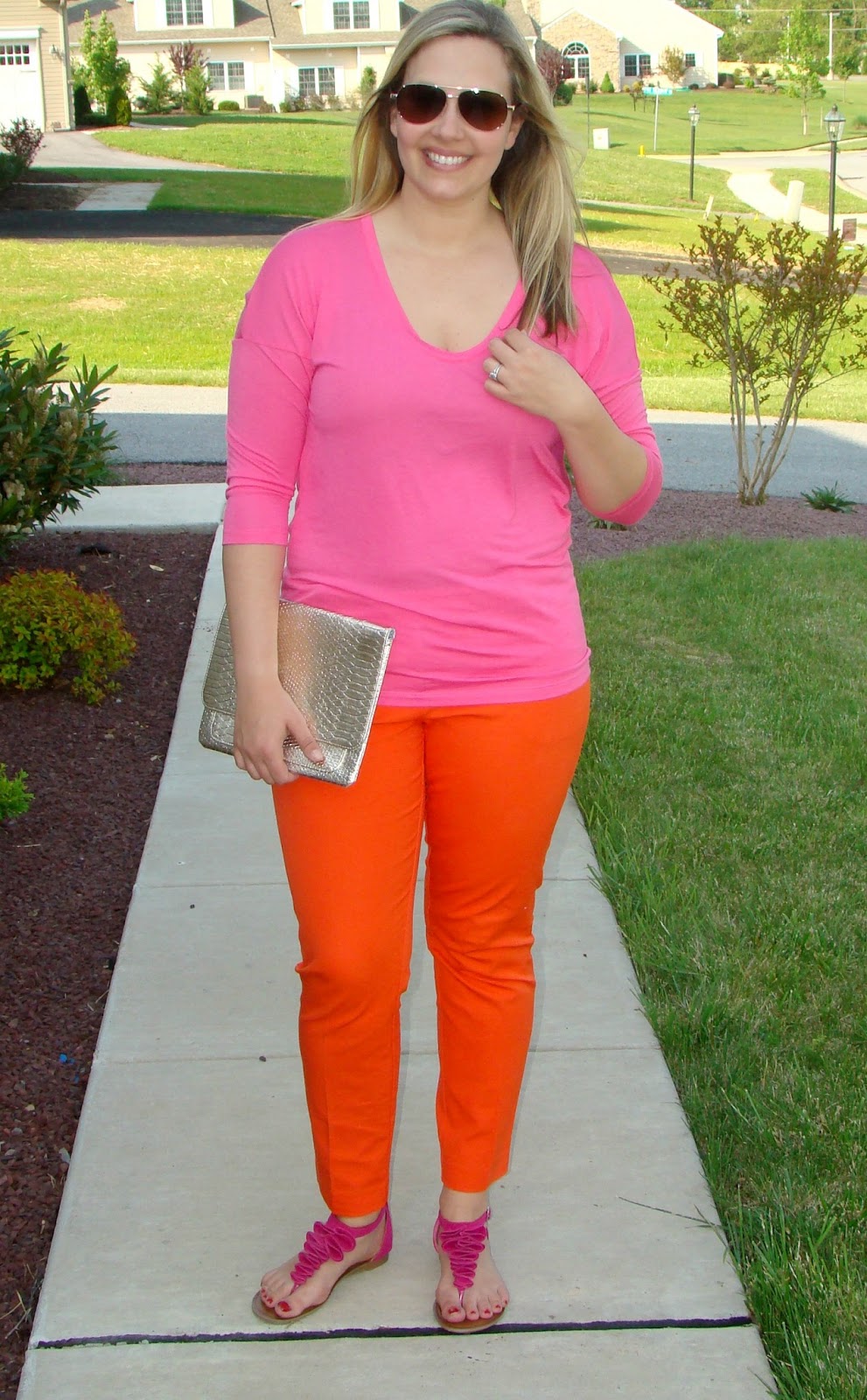 Hollywood to Housewife: Orange and Pink - Mommy In Heels