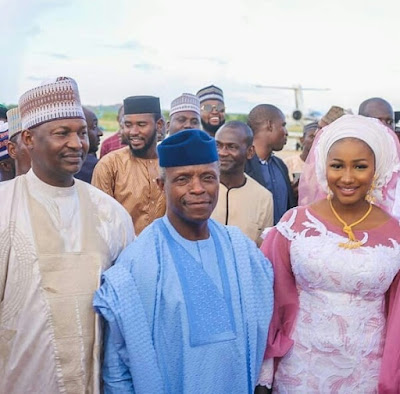 Check out the very expensive Komole outfits daughter of Minister for Justice wore for her wedding (photos)