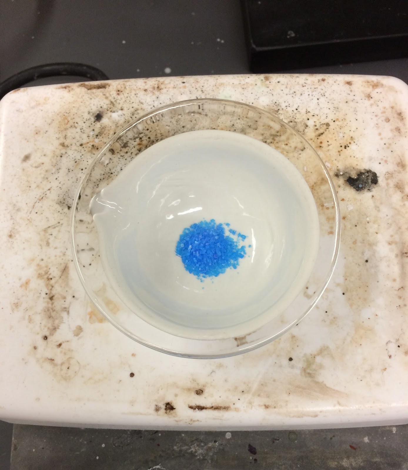 Megan's Chemistry Lab Blog Lab 5B Composition of a Copper Sulfate