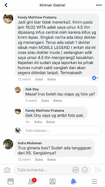 VIRAL...Dokter Muda Menuai Hujatan Karena Bermain GAME Waktu Menangani Pasien Balita VIRAL...Dokter Muda Menuai Hujatan Karena Bermain GAME Waktu Menangani Pasien Balita