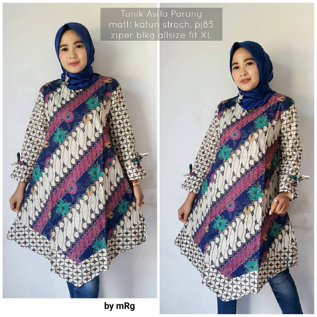 46 Model Tunik Batik Remaja 2019 Desain Modern Model 