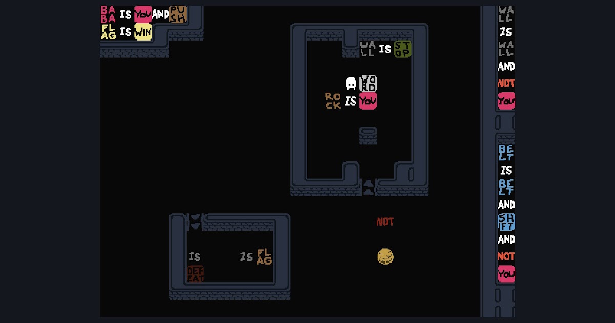 Baba Is You 攻略 AUTOMATED DOORS 自動ドア 08ex07