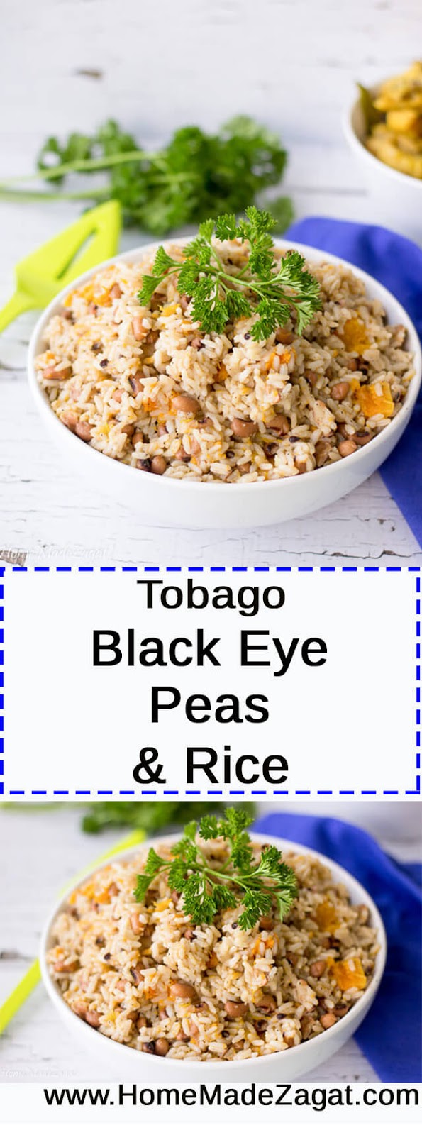 Tobago black eye peas and rice
