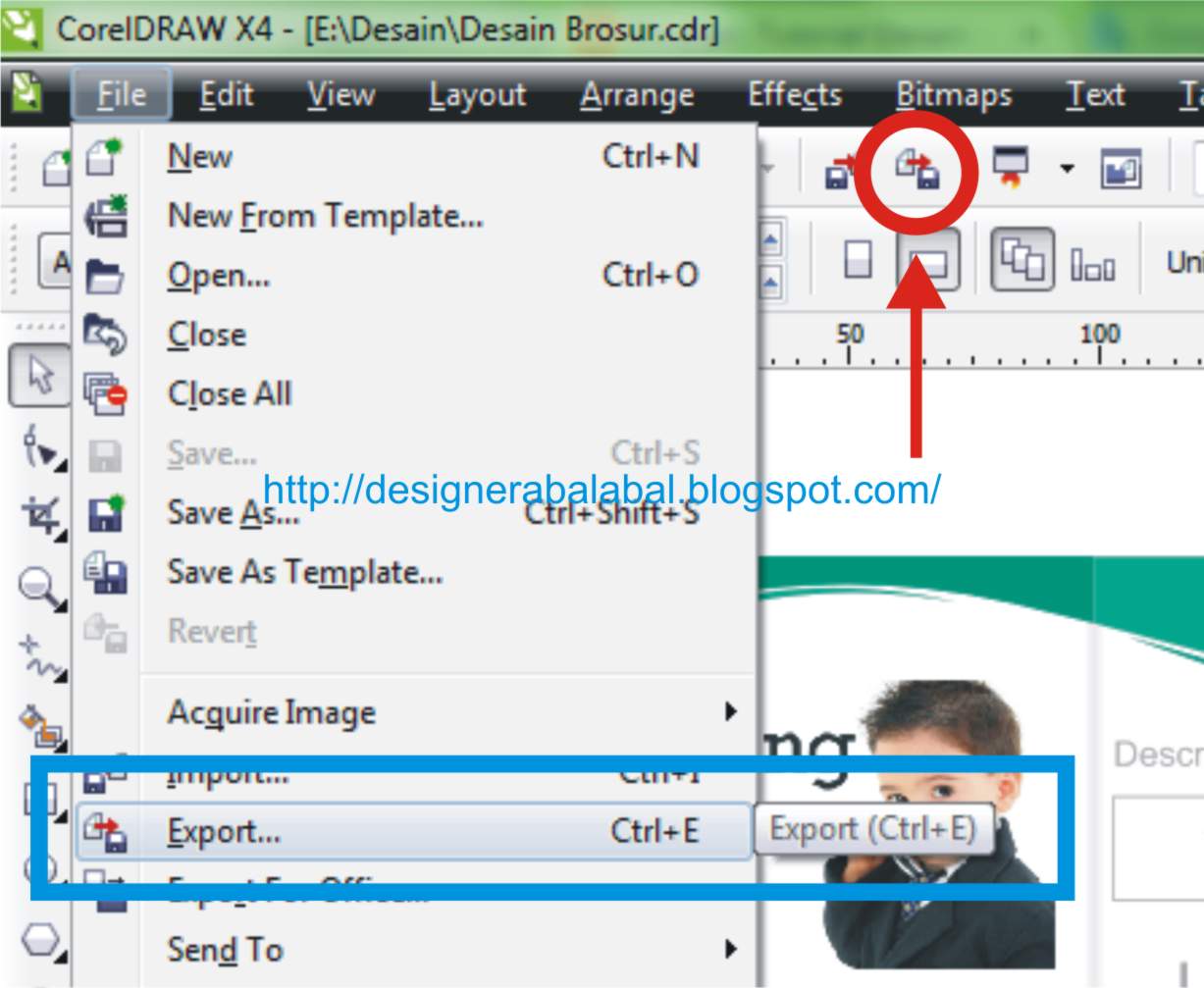 Cara Menyimpan File CorelDRAW Menjadi Gambar JPG - #tukangketik