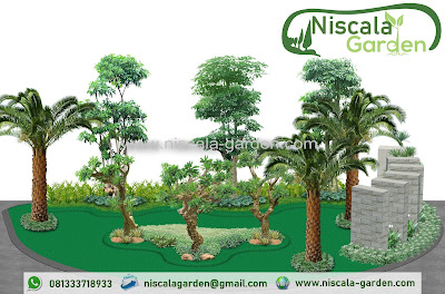 Desain Taman Minimalis dan Taman Tropis