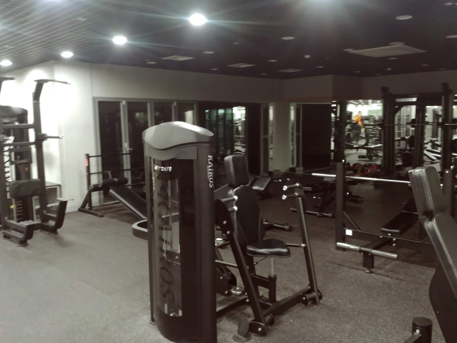 a fitness center in Korea