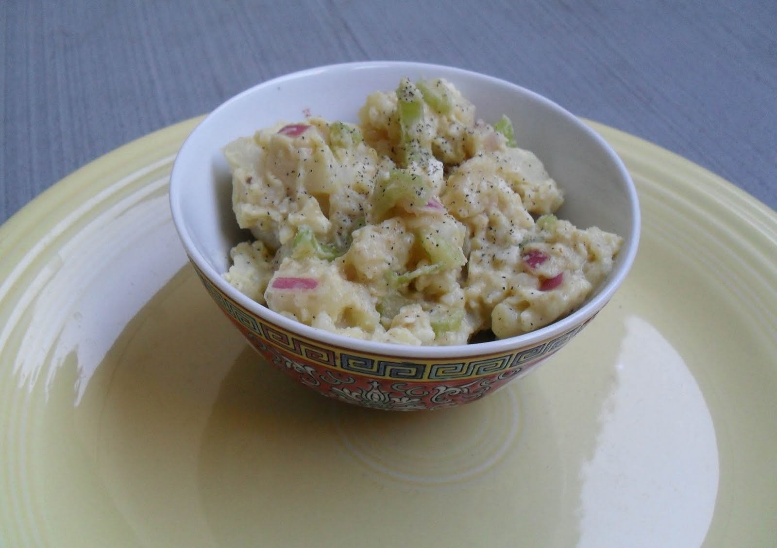 The Dollar Store Diet Potato Salad with Hard Boiled Eggs