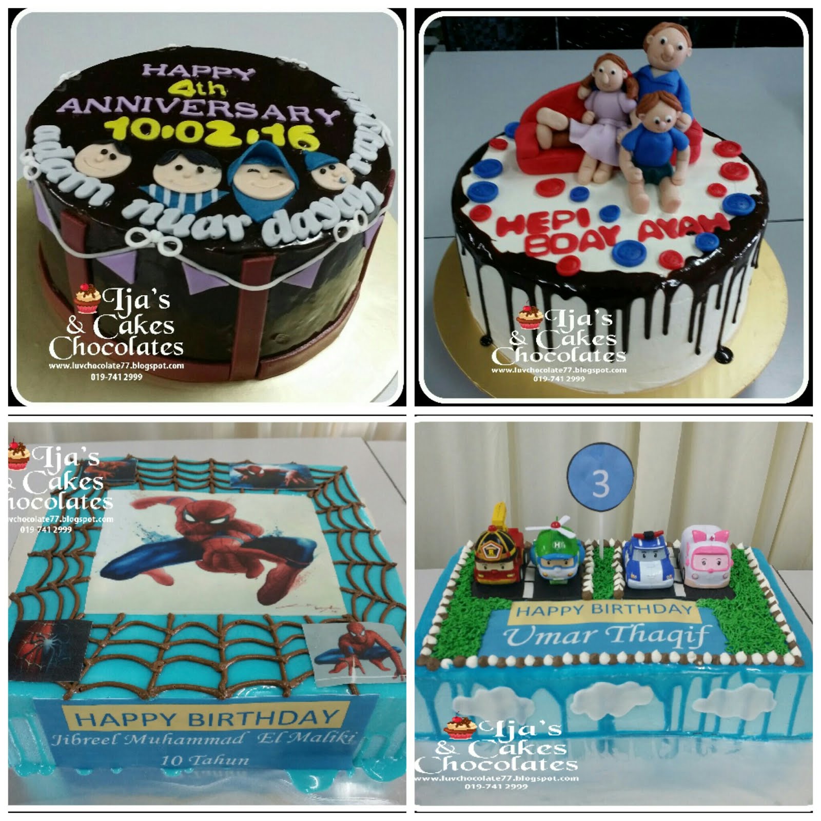 Kek fondant bentuk kapal terbang request dr Bella sbg kek hantaran