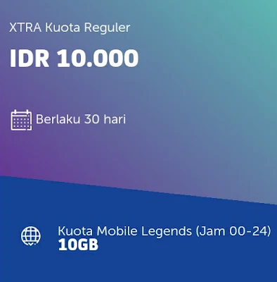 Paket Mobile Legends XL 