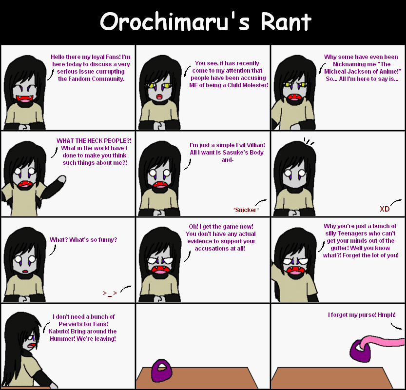 Orochimaru Funny Comic Strips.