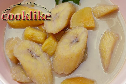 Resep Kolak Pisang Tanduk Ubi