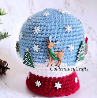 PATRON GRATIS BOLA DE NIEVE AMIGURUMI 45612