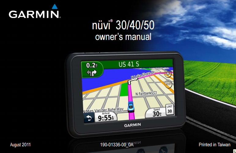 Garmin Nuvi 30/40/50 Manual Garmin Manual User Guide