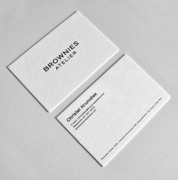 luxury business card