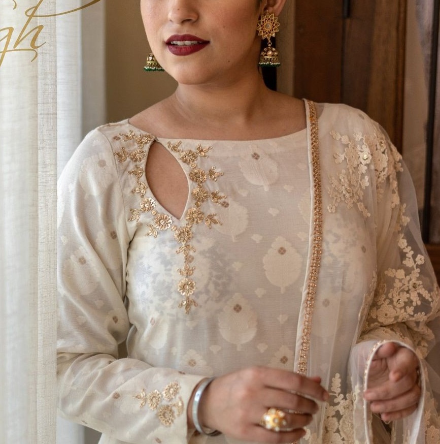 Cheap salwar boat neck designs Online - Main Image