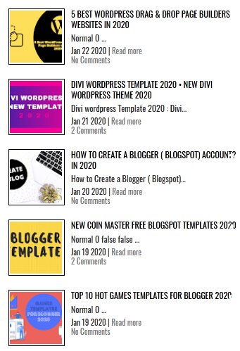 Stylish WordPress Style Recent Post Widgets for Blogger Stylish WordPress Style Recent Post Widgets for Blogger with Smart Image Thumbnails