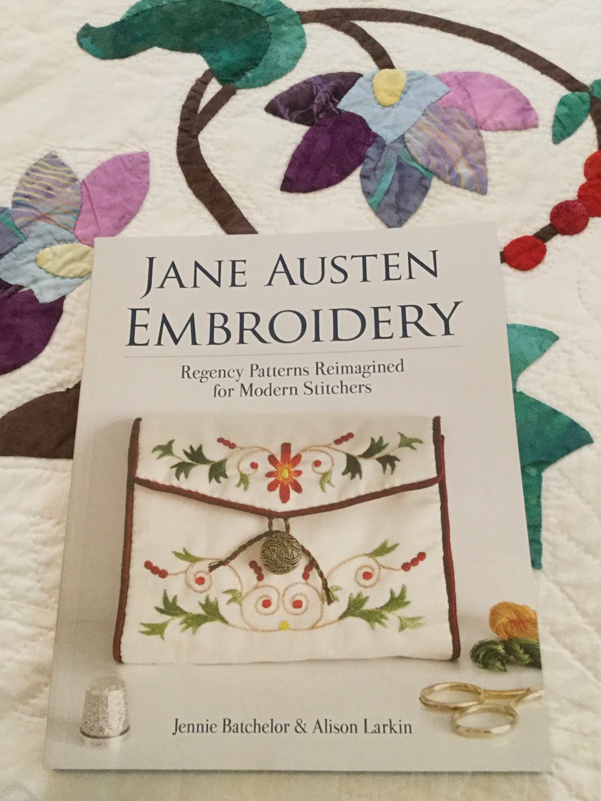 The literate quilter jane austen embroidery regency patterns