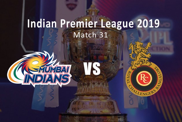 😝[IPLT20 2019]: MI vs RCB: Mumbai win by 5 wickets, Bangalore season's 7th defeat