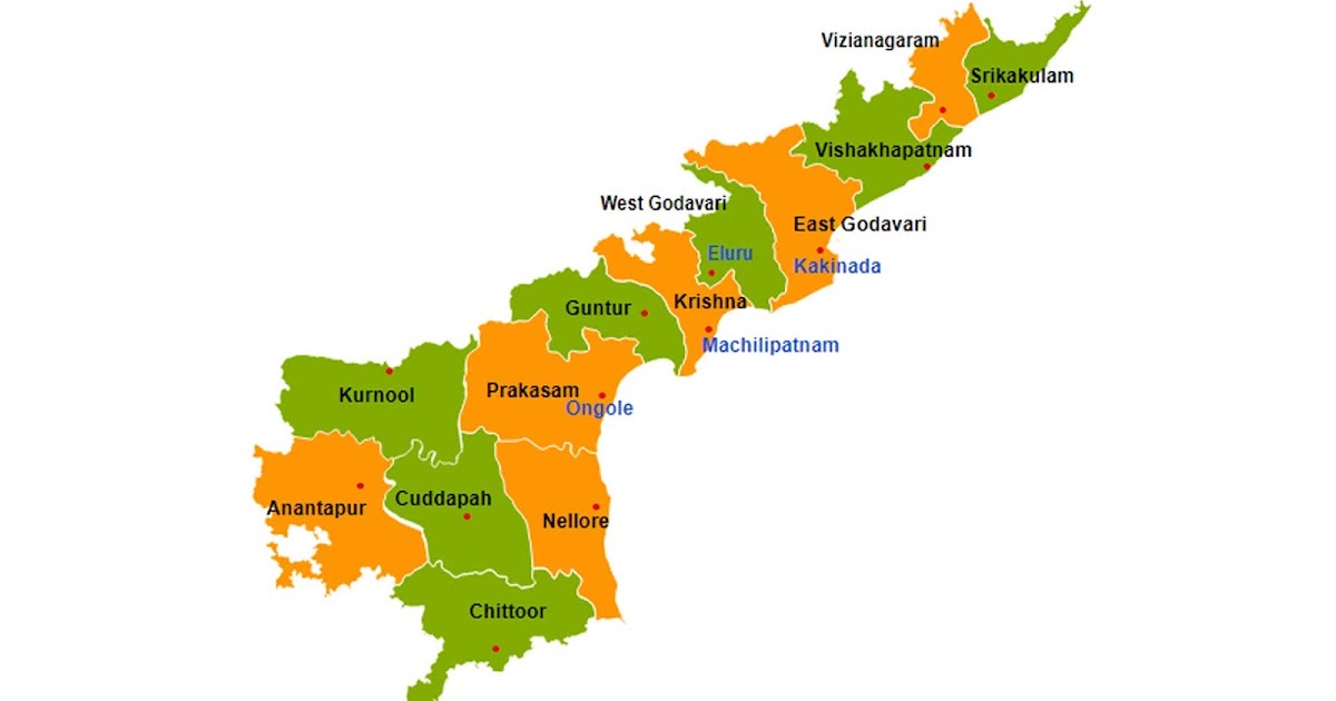 List of Districts & Mandals in Andhra Pradesh State All India Daily