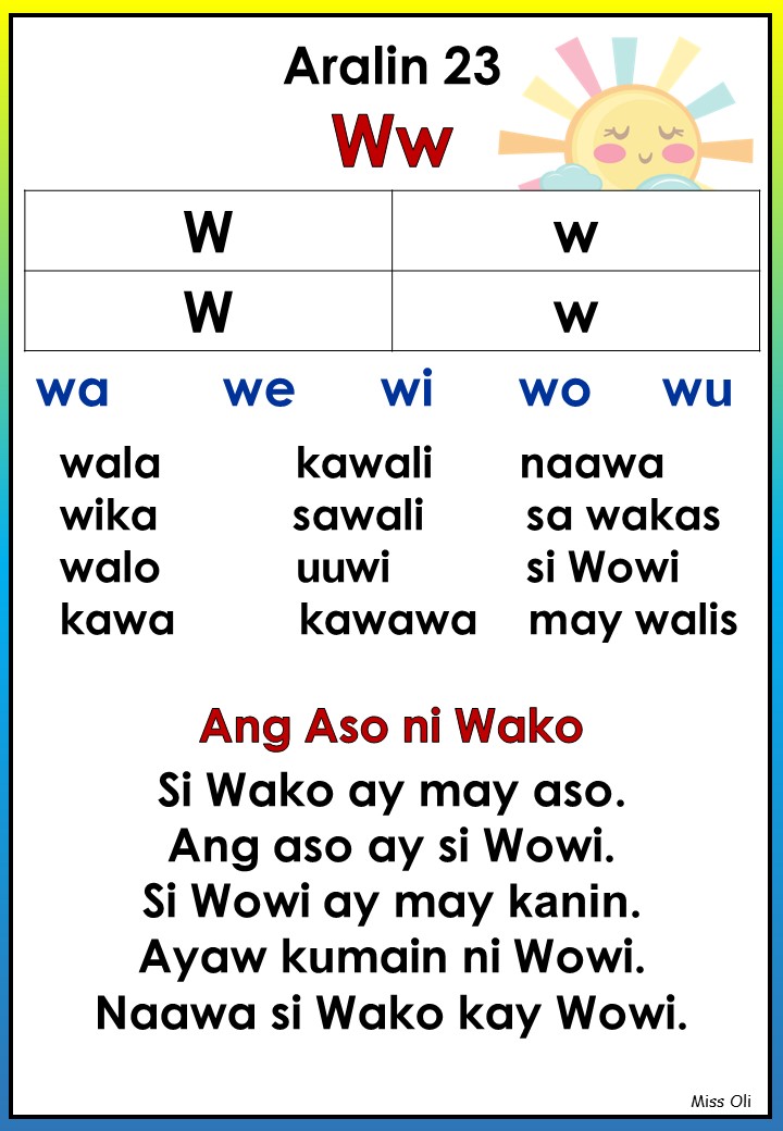 Unang Hakbang Sa Pagbasa Marungko Approach Aralin 1 3 Part 1 Otosection