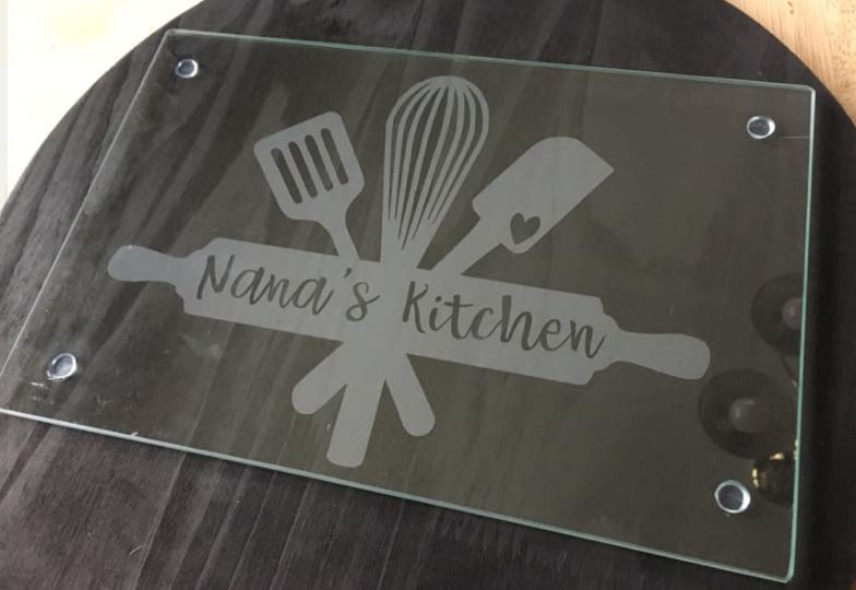 Cameron County PA News Personalized Etched Glass Cutting Boards For Sale
