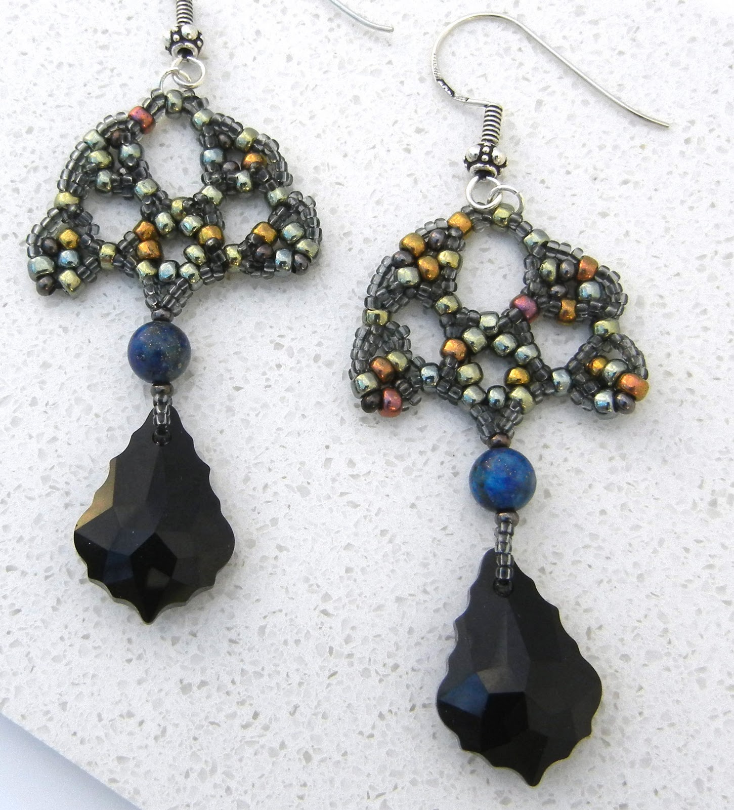 Backstory Beads: Earring A Day - Banishing the Blues
