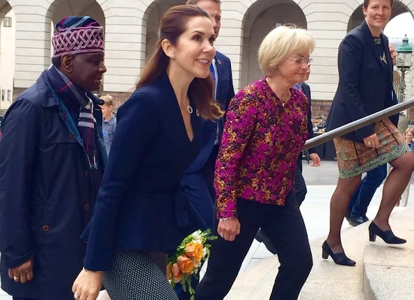 Crown Princess Mary attends the meeting of Women Deliver 2016 in Copenhagen