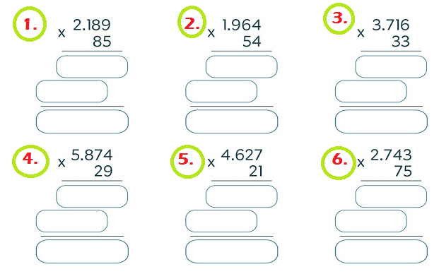 Matemáticas : Problemas de multiplicación por dos cifras Matemáticas : Problemas de multiplicación por dos cifras