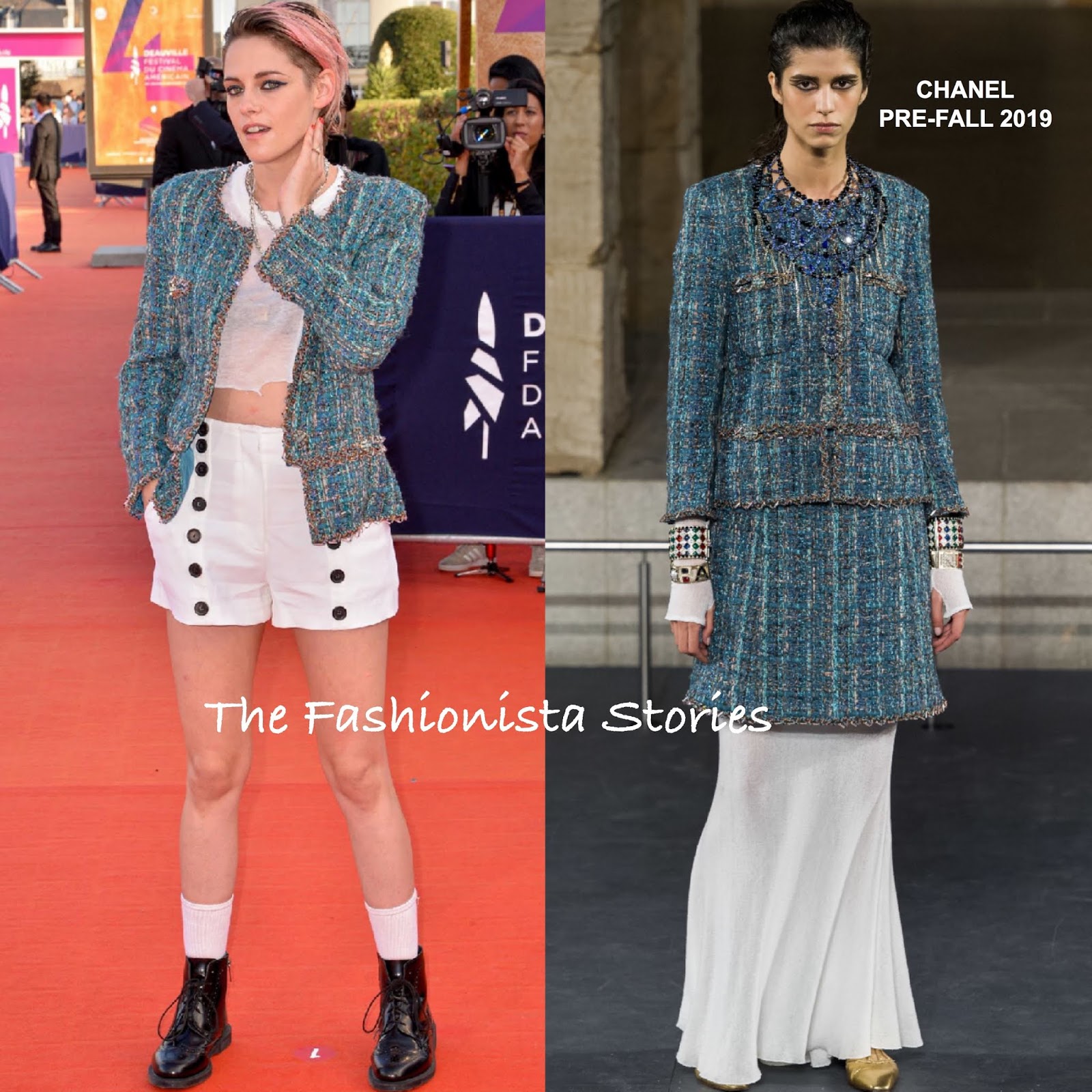 Kristen Stewart in Chanel at the 45th Deauville American Film