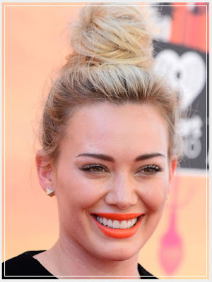 Hilary Duff/ orange lipcolor/ orange lipstick Hilary Duff/ orange lipcolor/ orange lipstick