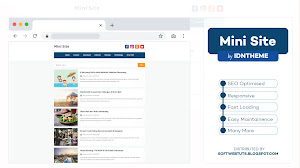 Mini Site - Responsive Blogger Template