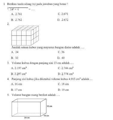 Soal Pat Ukk Kelas 5 Matematika Sd Mi Kurikulum 2013 Tahun 2020 File Pembelajaran Kurikulum2013