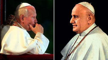 Juan XXII y Juan Pablo II Santos