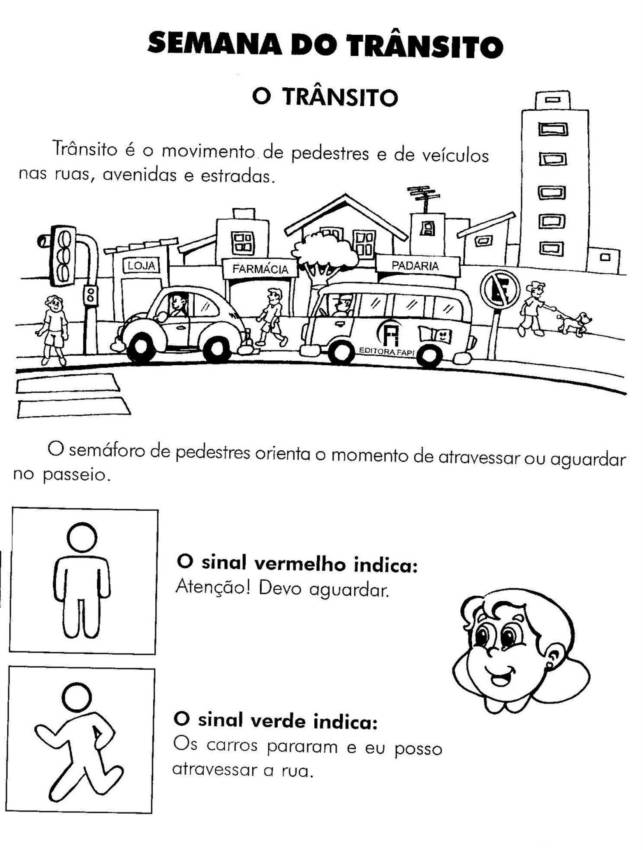 Projeto Trânsito Legal: conhecendo as regras - Educa Criança