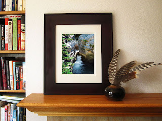 river rock cliffs and cascading water of the Roaring Fork River