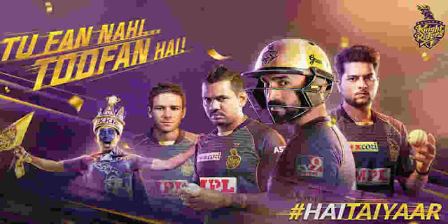 Kolkata Knight Riders Playing 11