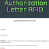 Authorization Letter RFID doc application