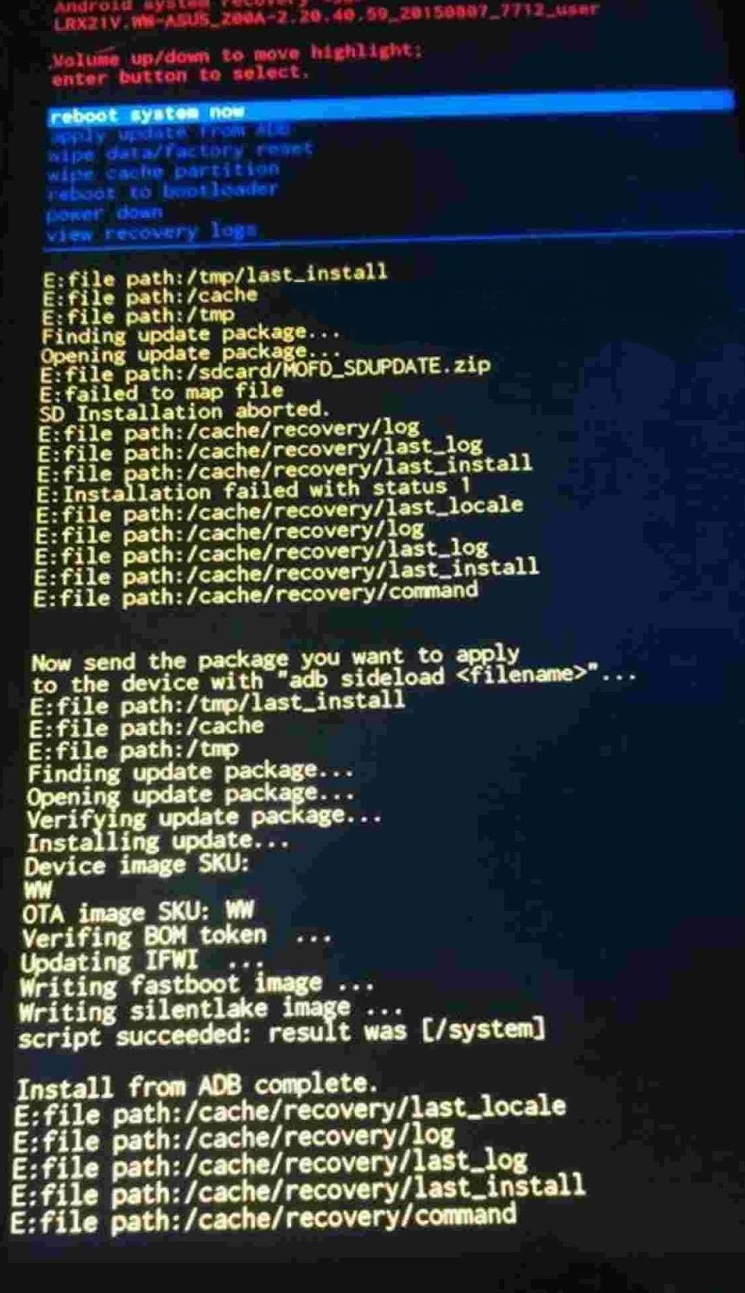 Roverpad air s70. Now send the package adb sideload. Now send the package adb sideload. Андроид лежит. Sideload update.