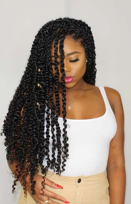 66 Unique Passion Twists Hairstyles Ponytails 2019 For Black Girls