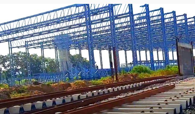 bullet train sabarmati railway station gujarat india