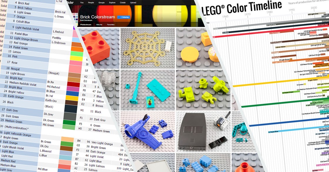 LEGO® colour chart reference  New Elementary: LEGO® parts, sets and  techniques