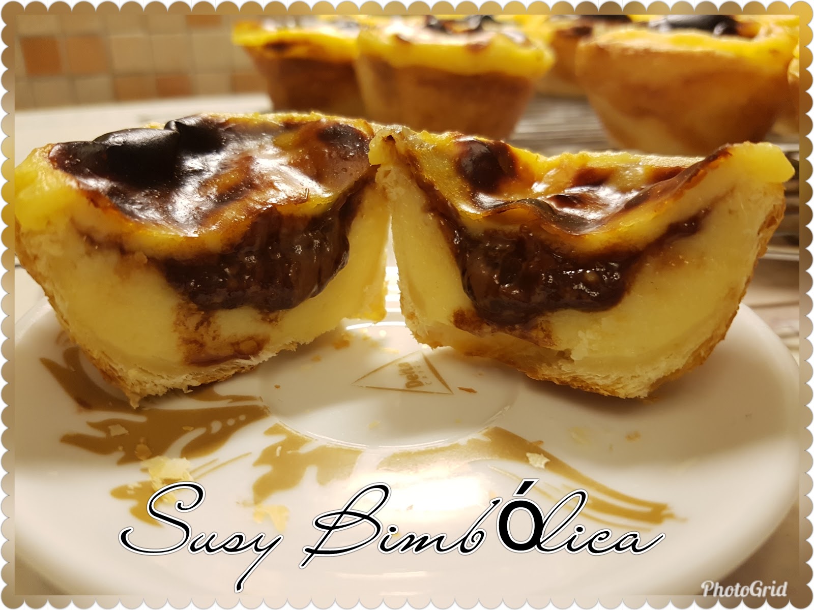 Susy Bimbólica Natelas Pastéis de nata com Nutella