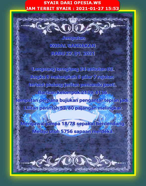 PREDIKSI SGP YOHII